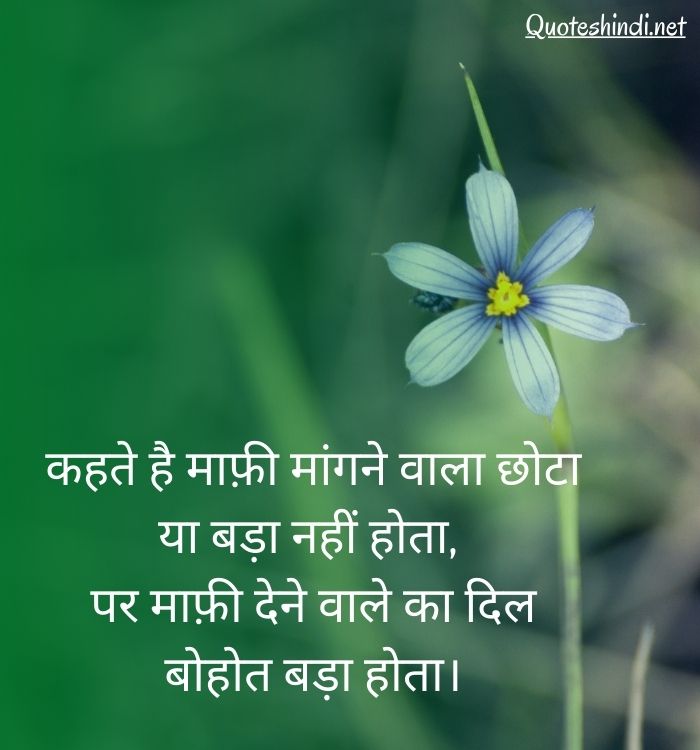 sorry quotes in hindi
