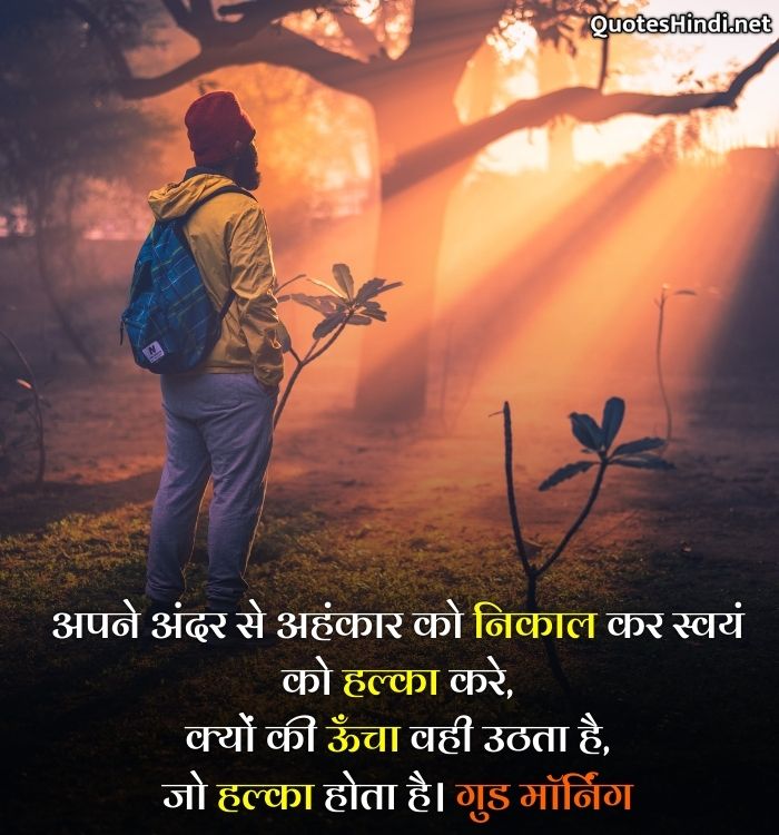 good morning with hindi quotes
