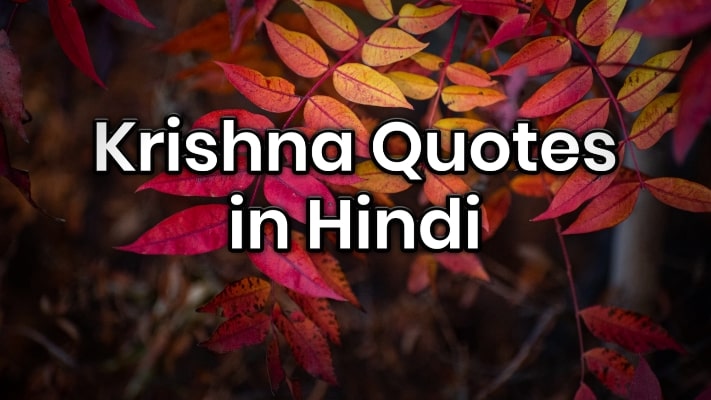 150+ Krishna Quotes in Hindi – कृष्णा कोट्स इन हिंदी