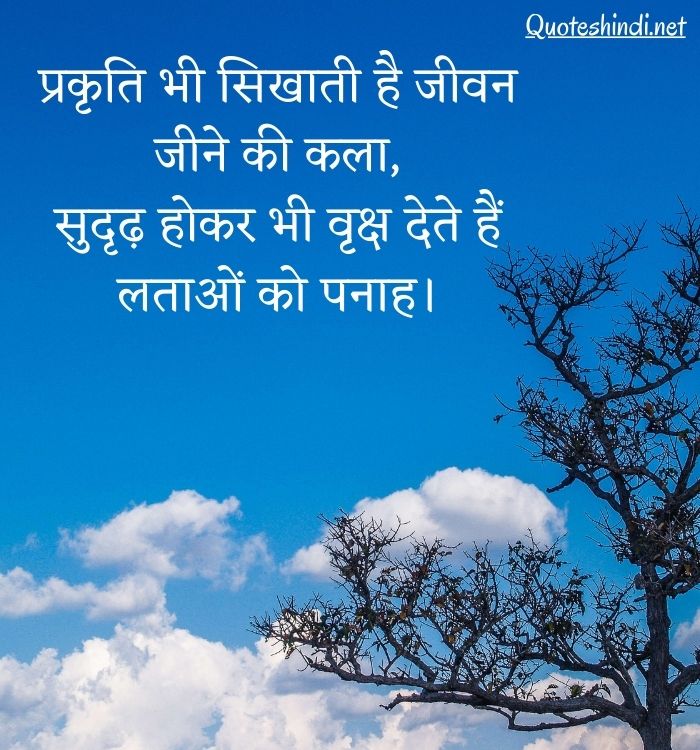 nature love quotes in hindi